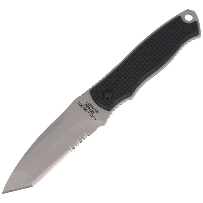Nóż na szyję Herbertz CJH Neck Knife Black ABS, Satin 420