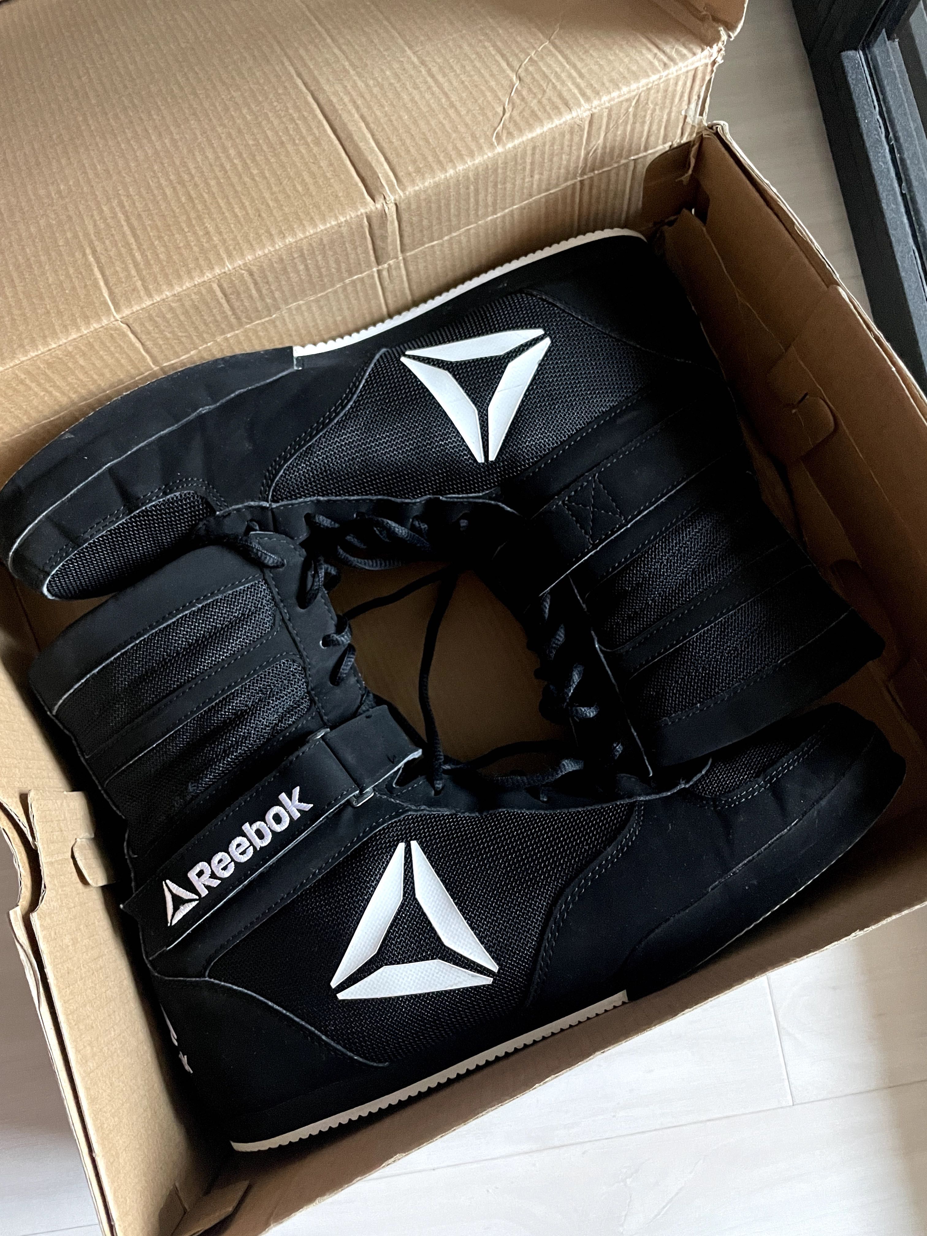 Боксерки REEBOK BOXING BOOT- BUCK как у Флойда