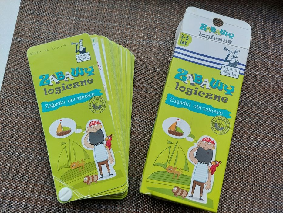 Zabawy logiczne  3 - 5 lat zagadki obrazkowe
