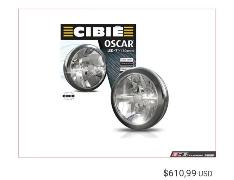 Led  фары  дальнего света CIBIE OSCAR Led 12/24 классика ретро !