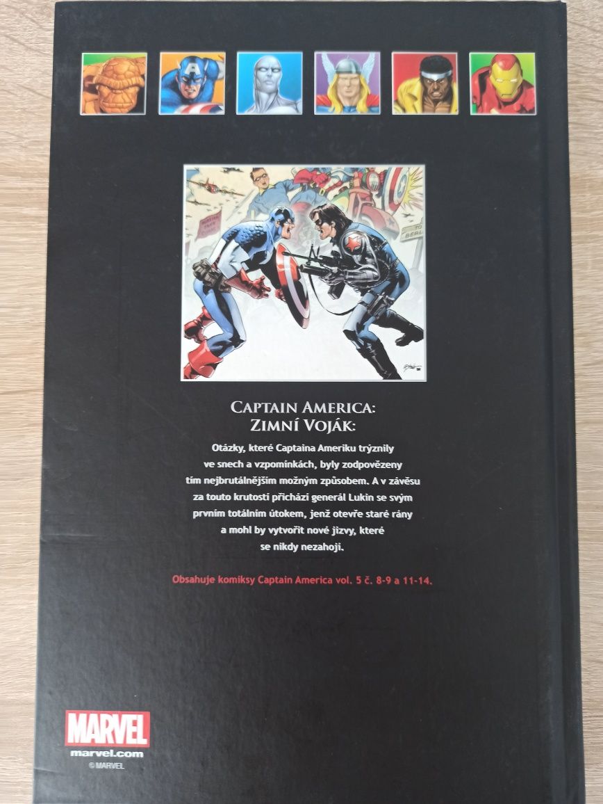 Komiks Kapitan Ameryka Zimowy żołnierz część 2 (czeski) twarda okładka