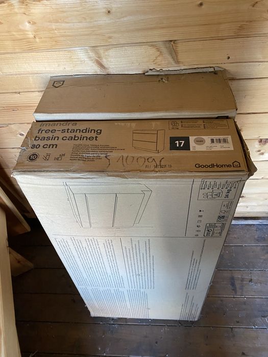 Nowa szafka pod umywalke stojaca 80 cm imandra toupe kaszmir