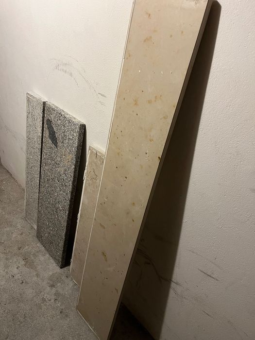 Parapety kamienne z demontażu różne wymiary