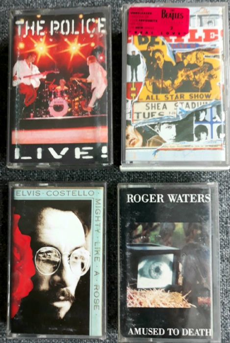Cassetes musica rock originais / k7 raras top