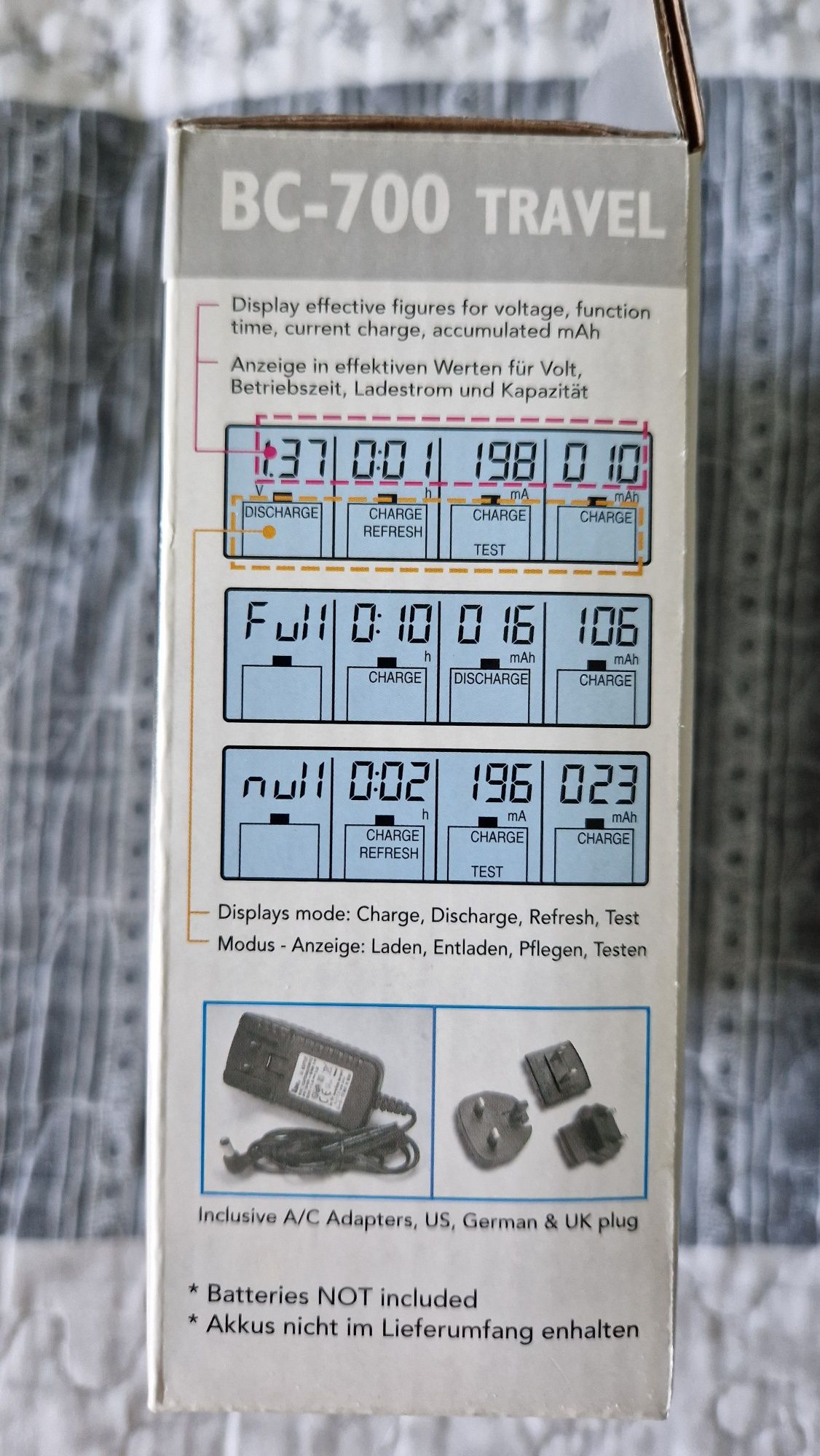 Ładowarka Technoline BC-700, NiCd/NiMH