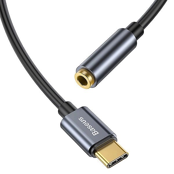 Adapter Baseus L54 do słuchawek Usb-c / mini jack 3.5mm Dac 24 bit 48