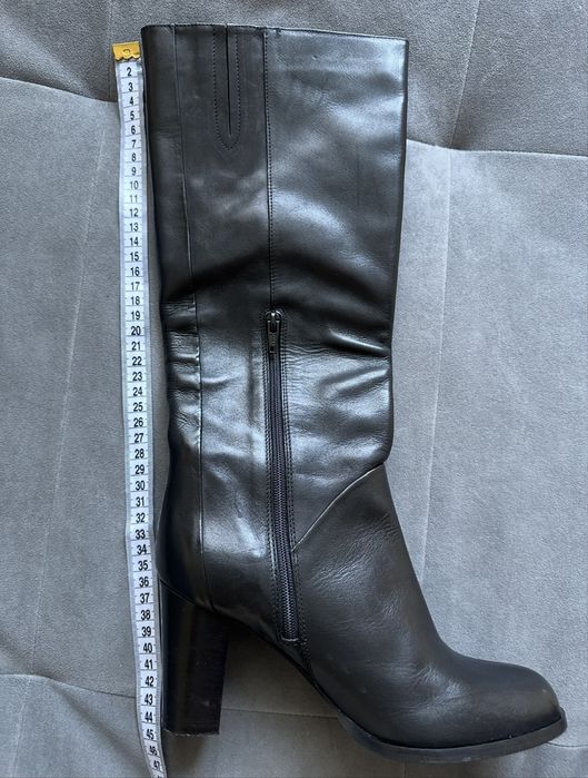 Чоботи Cosmoparis жіночі шкіряні чорні розмір 38