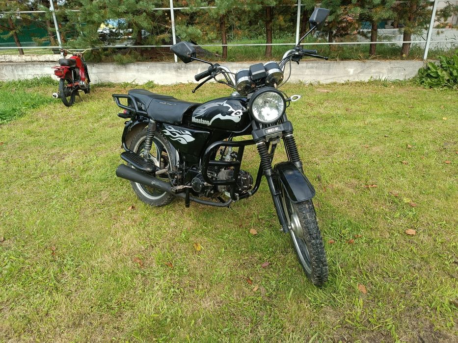 Альфа Мустанг 125 2021 р чорний Alpfa Mysstang 125 blec