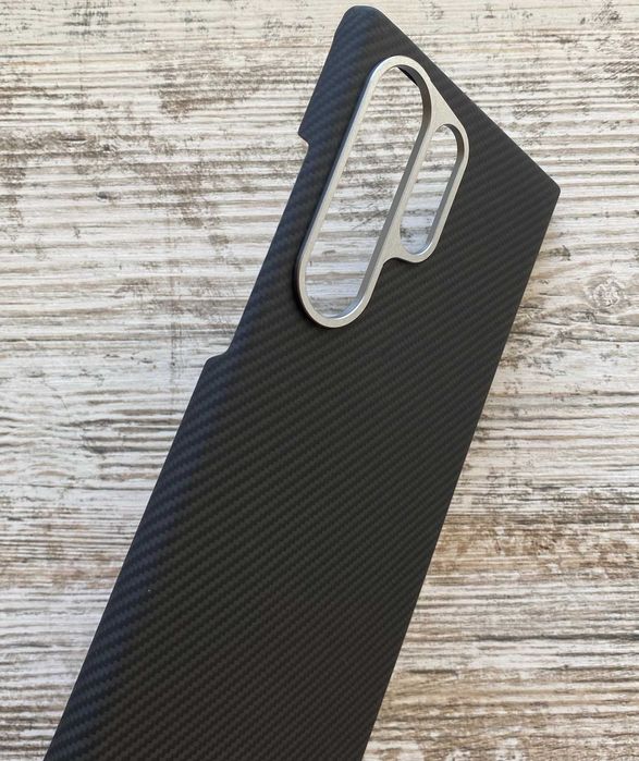 Карбоновый чехол Premium Slim Carbon для Samsung S24 Ultra, S23 Ultra