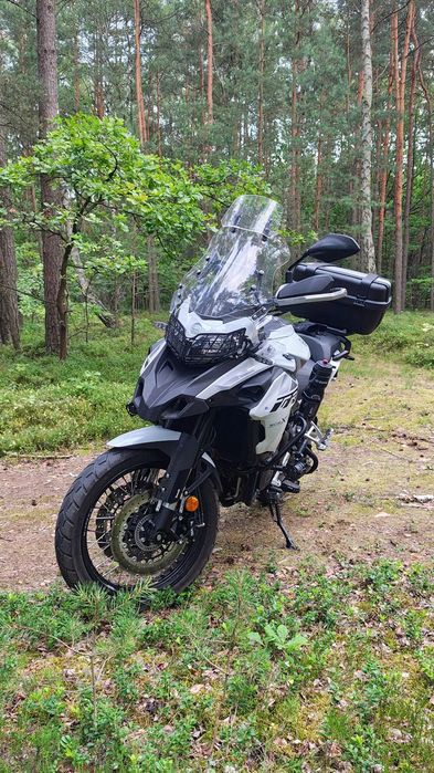 Benelli TRK 502X SalonPL, Serwisowany Dodatki KuferGIVI HalogenyLED