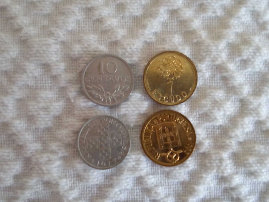 Moedas de escudo Portuguesas para colecionadores