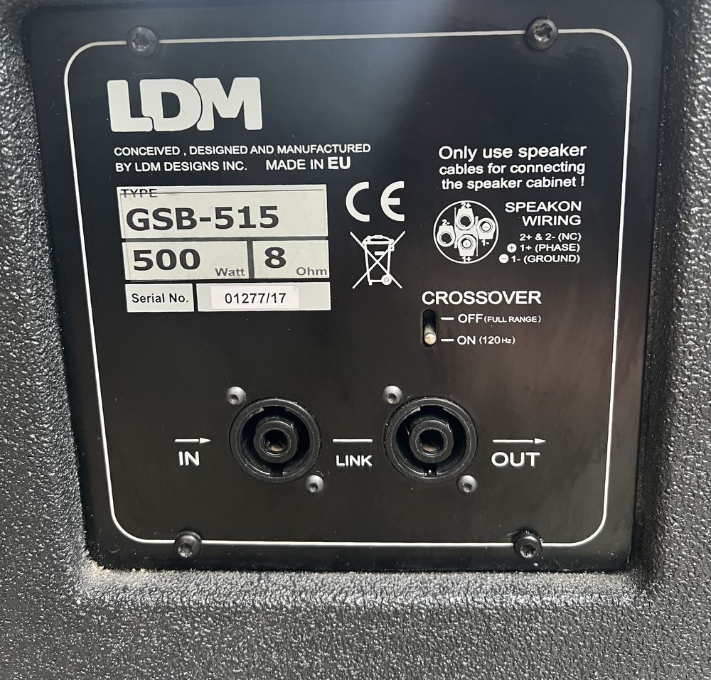 głośnik basowy gsb 515