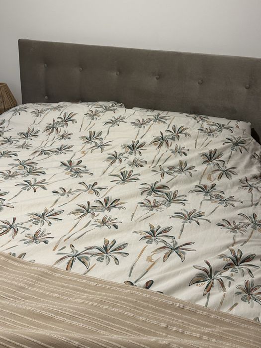 Cama sommier 1,6x2m com arrumacao e colchao Ema