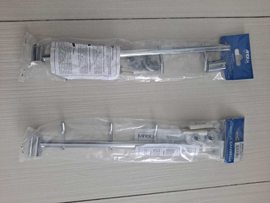 Nowy wieszak łazienkowy na ręcznik 4-hakowy ANDEX 512/CC Sanibella