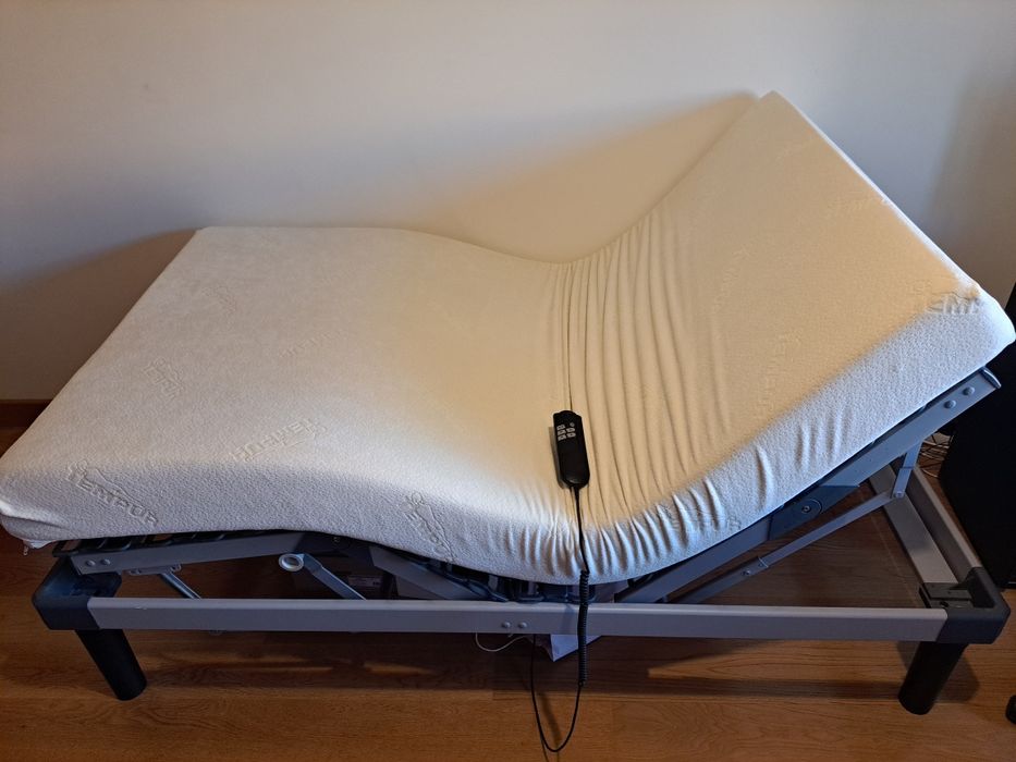 Cama Tempur articulada 200×90 cm+ colchão