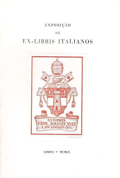 Exposição "Ex-libris italianos" - Catálogo