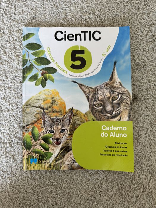 Livro Fichas / Caderno Atividades 5.ºano