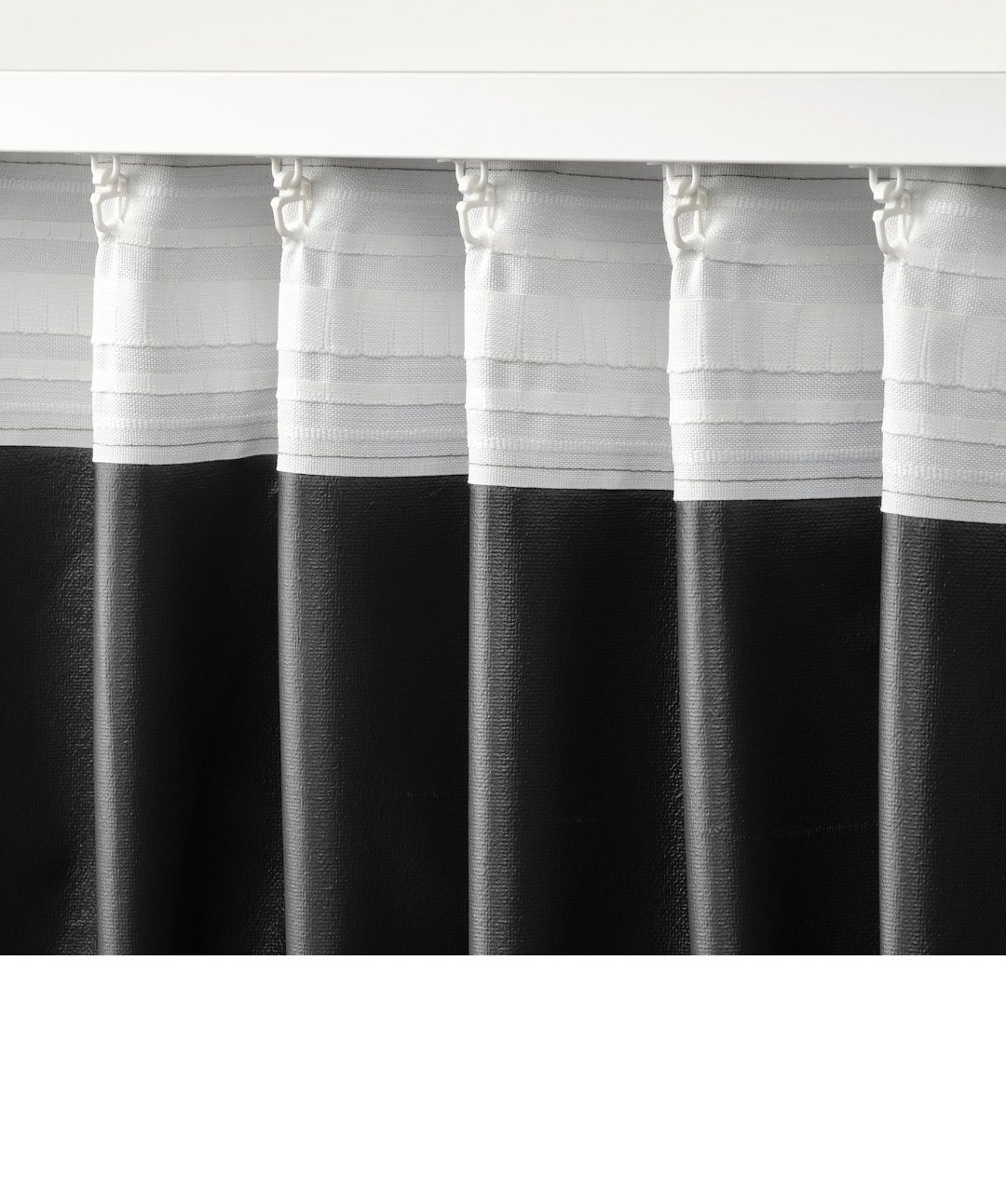Cortinados opacos cinzentos Rosenmandel IKEA