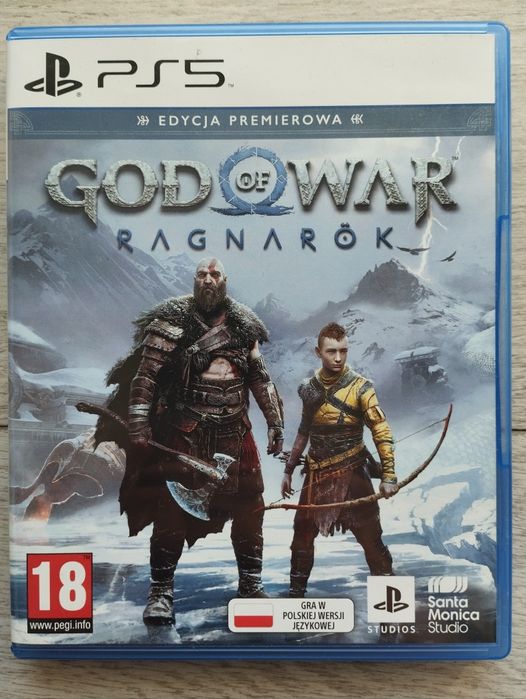 God of War Ragnarok PL jak nowa PS5
