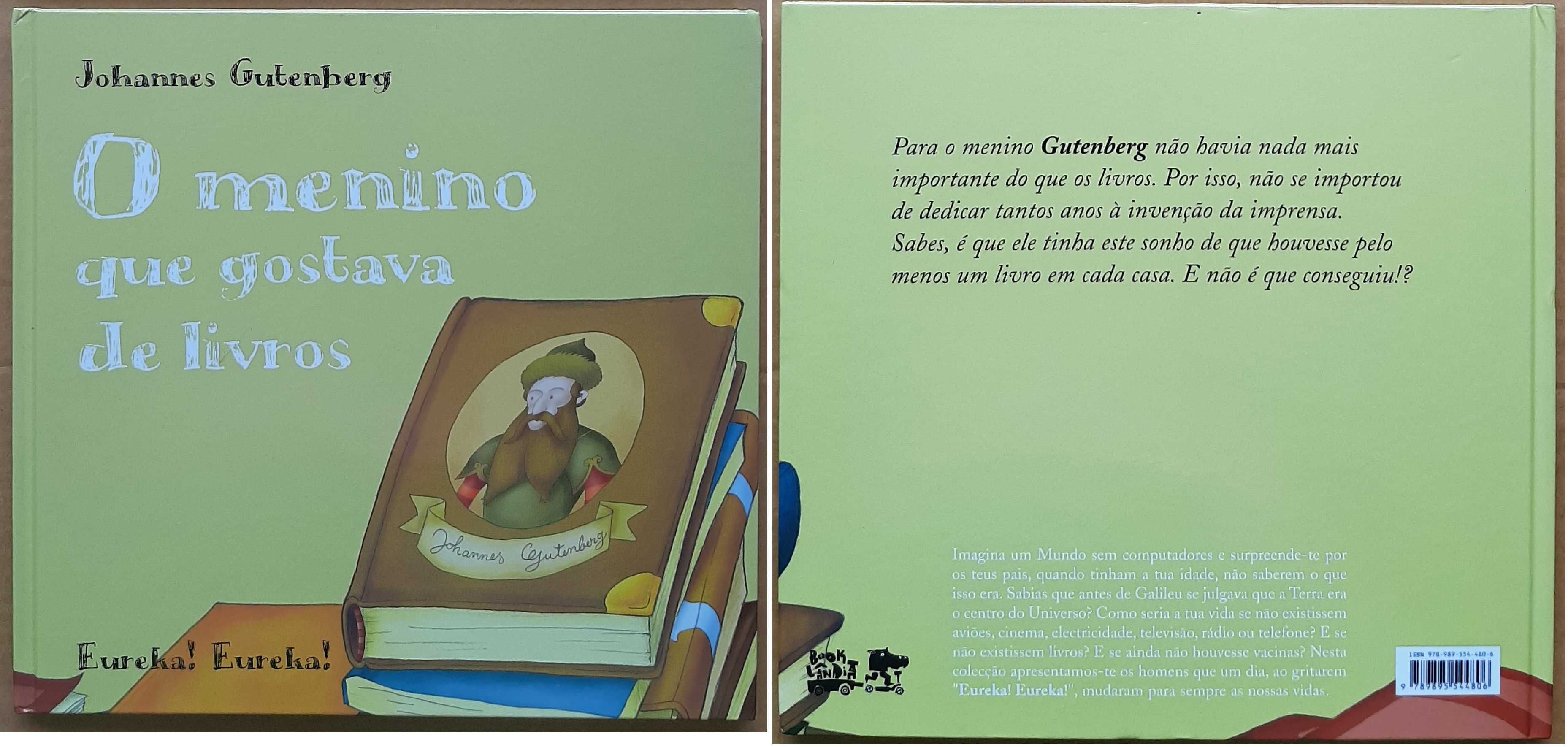 Livros coleção Eureka! Eureka! - Sobre personagens da nossa história.