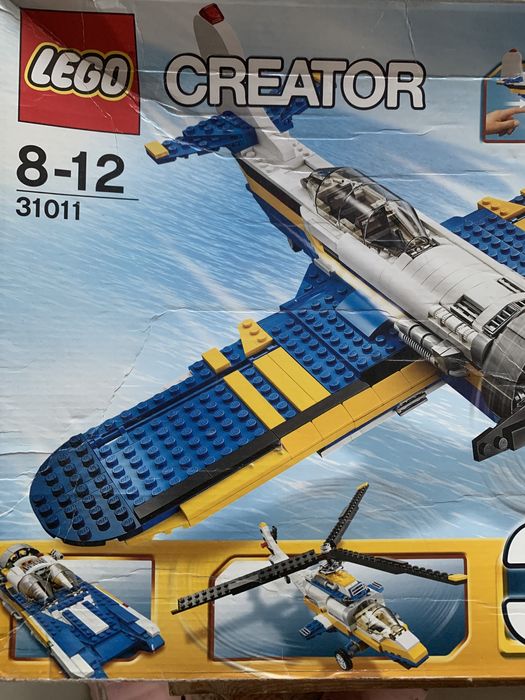 Lego 31011 - 3w1 samolot, helikopter, motorowka