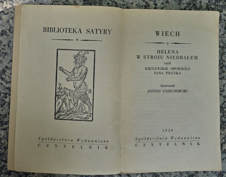 Egz. antykwaryczny. Helena w stroju niedbałem. Wiech *