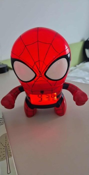 Budzik cyfrowy podświetlany Spider-Man