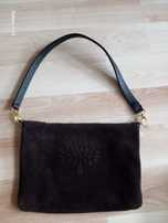 Mulberry vintage torebka skóra zamszowa