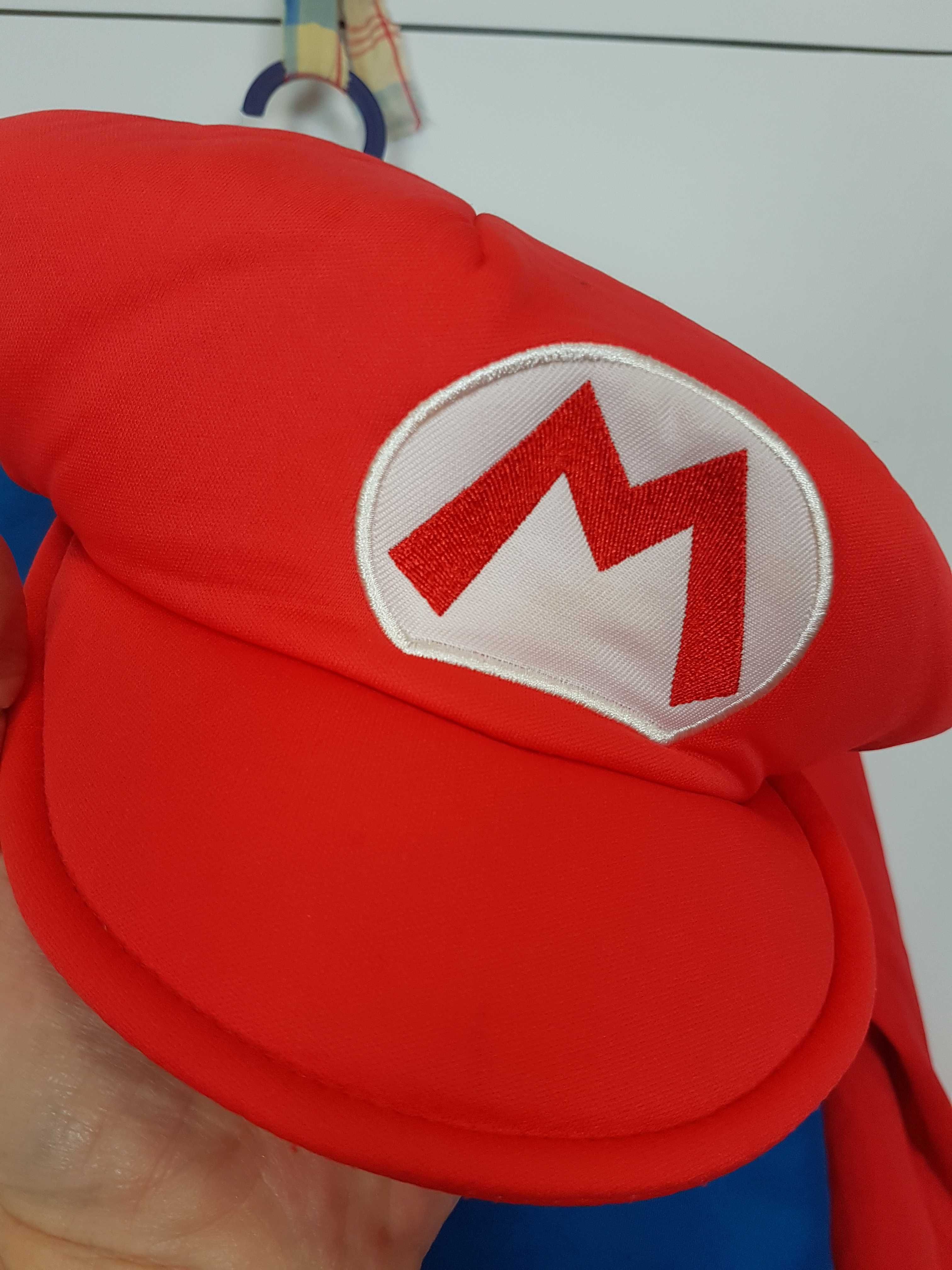 Strój karnawałowy przebranie kombinezon Super Mario 122 - 128 cm B258