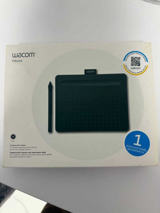 Графічний планшет (стан як новий)Wacom Intuos S (CTL-4100K-N)