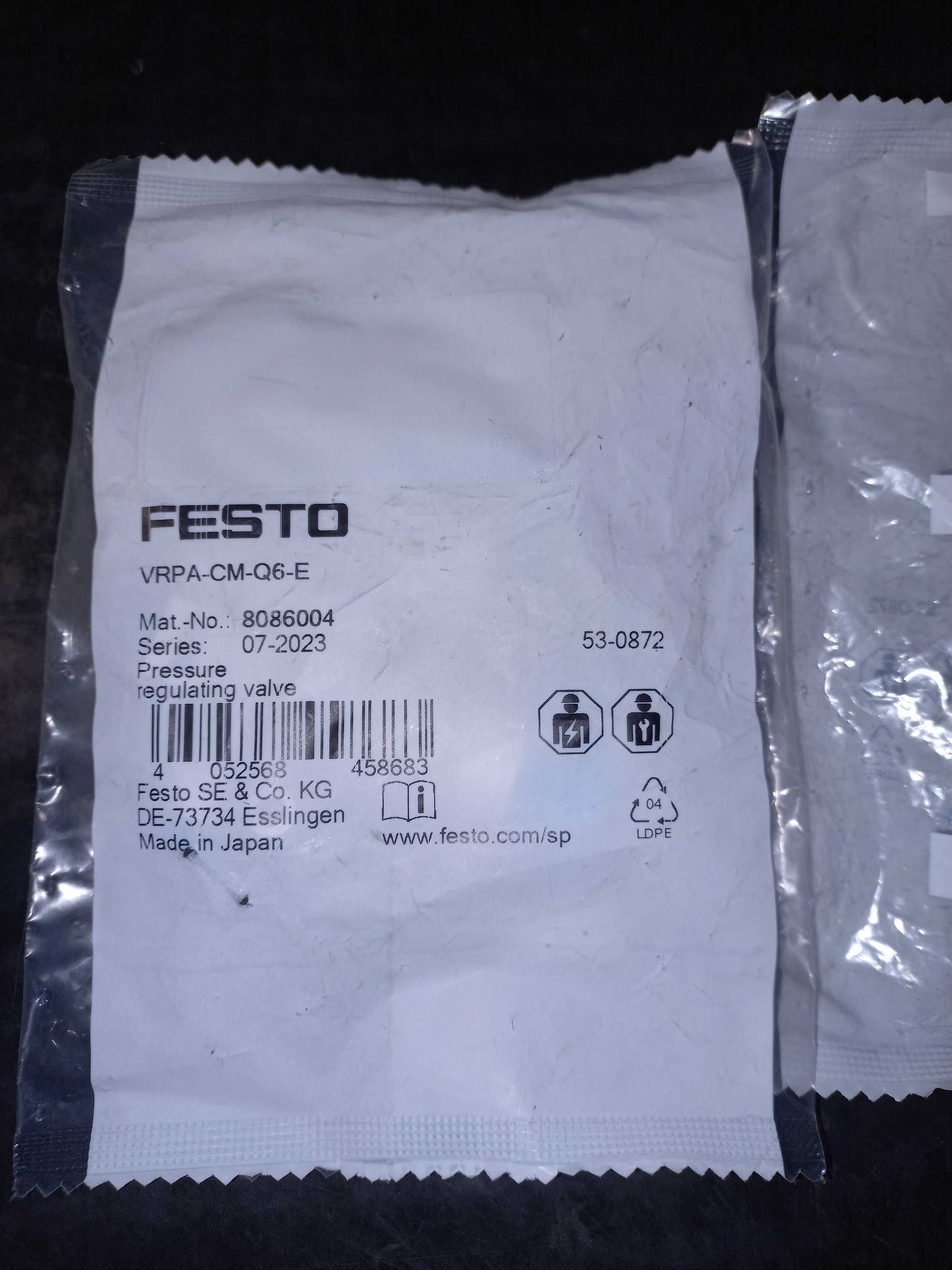 Regulator ciśnienia Festo VRPA-CM-Q6-E