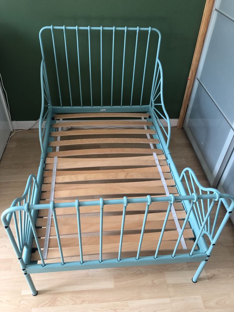 Łóżko dla dziecka ikea Minnen łóżeczko plus dno i materac