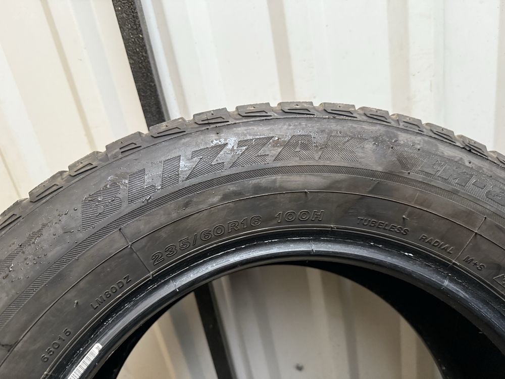 4 opony zimowe 235/60/16 bridgestone nokian