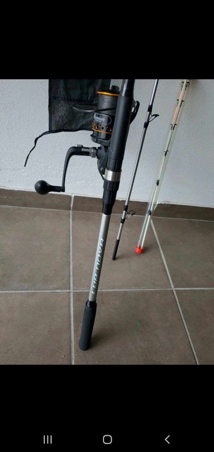 Cana e carreto pesca embarcada.