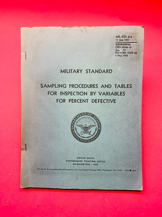 Sampling Procedures And Tables For Inspection