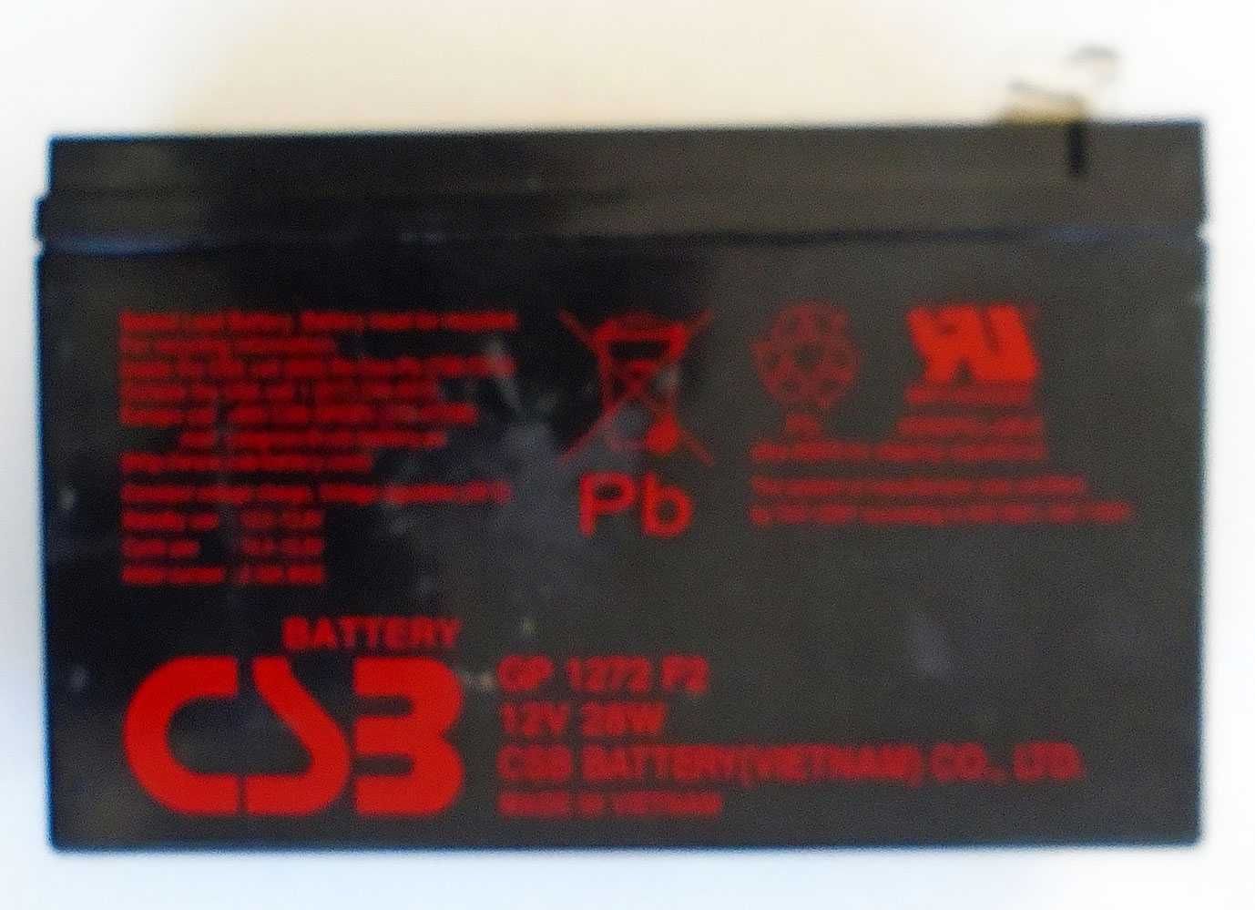 Батарея CSB  GP1272 F2 ( 12V 28W ) б/у