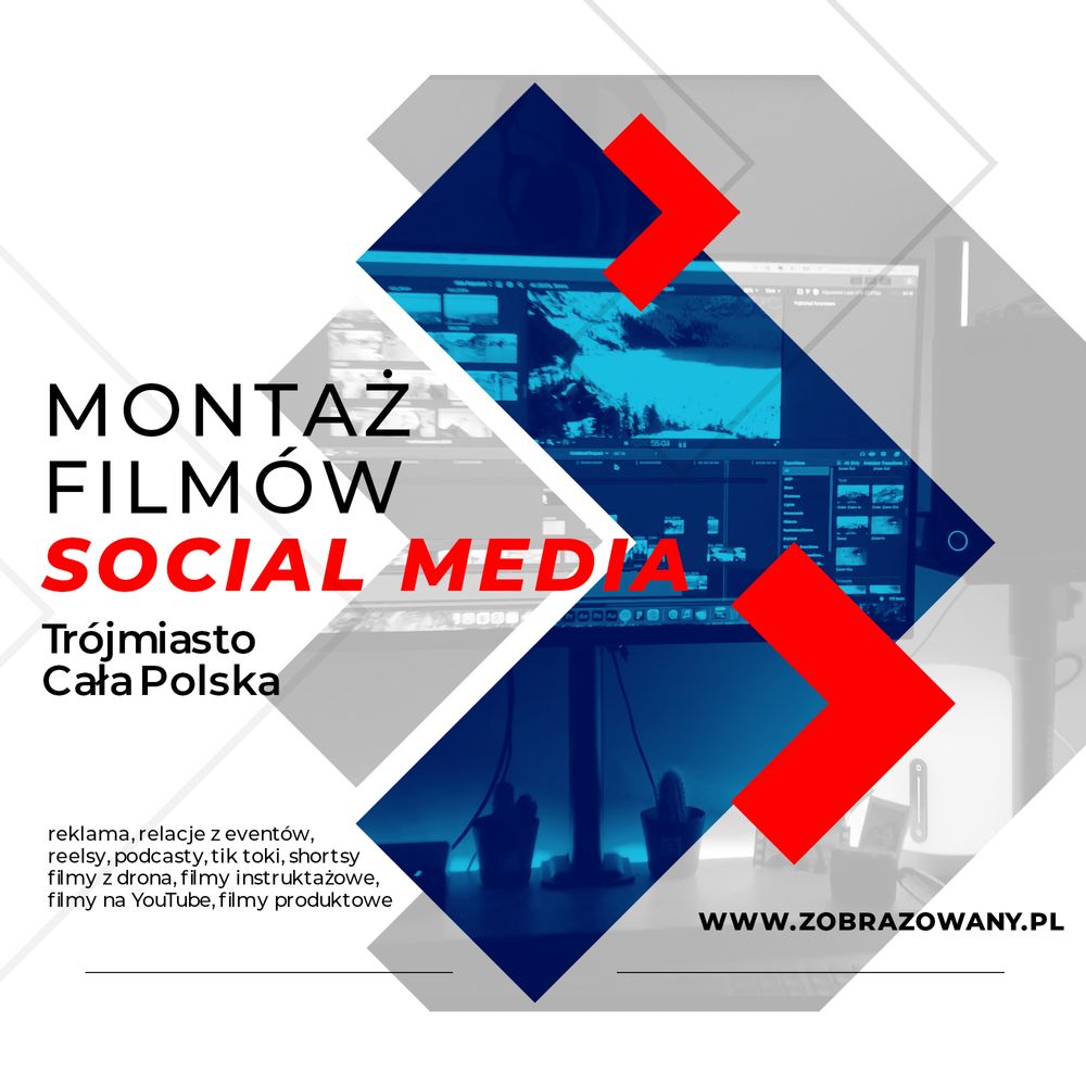 Montaż filmów YouTube | Instagram |TikTok | Fb/ Podcasty