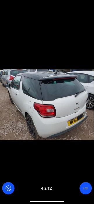 Citroen ds3 czesci cały 1.6 thp