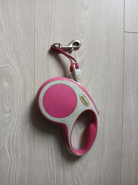 Różowa smycz Flexi 5m