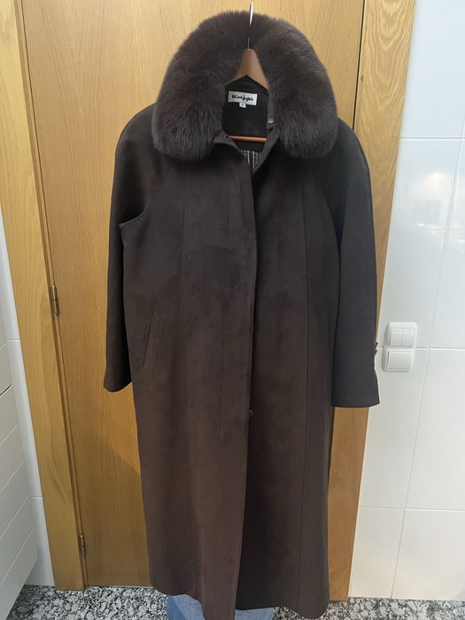 Sobretudo de homem, tam 48 ,Tecido Alcantara