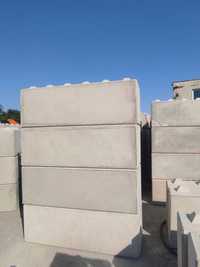 Bloki oporowe, mur betonowy, ściany,  zasieki , blok, mury  120  60X60