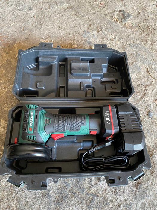 Ручна болгарка на акумуляторі 4.0а parkside