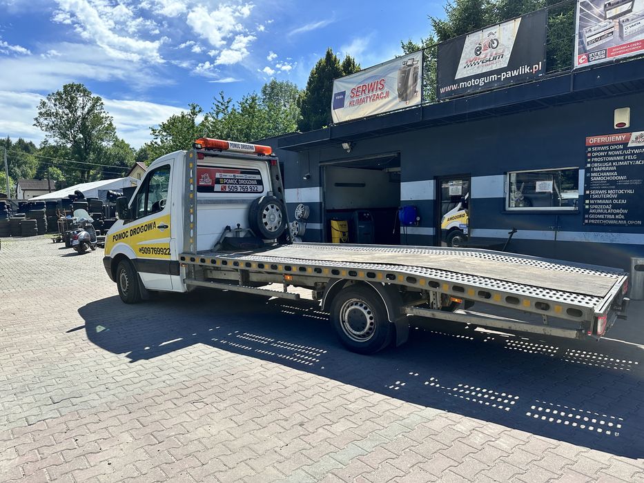 Wypożyczalnia Autolaweta Sprinter Wynajem Laweta