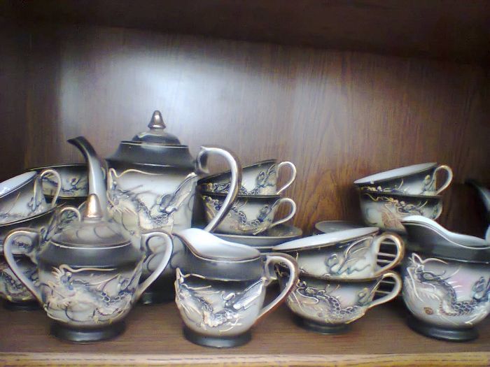 Japoński serwis do kawy i herbaty Vintage