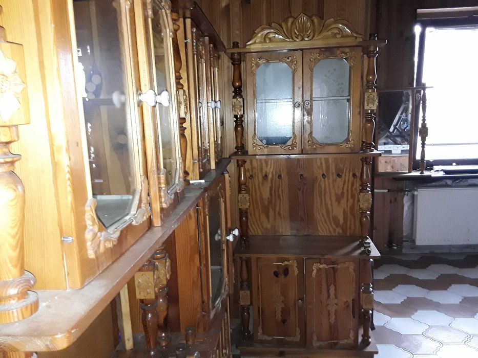 Meble z litego drewna  -  rzeźbione. Jeszcze tanie OKAZJA