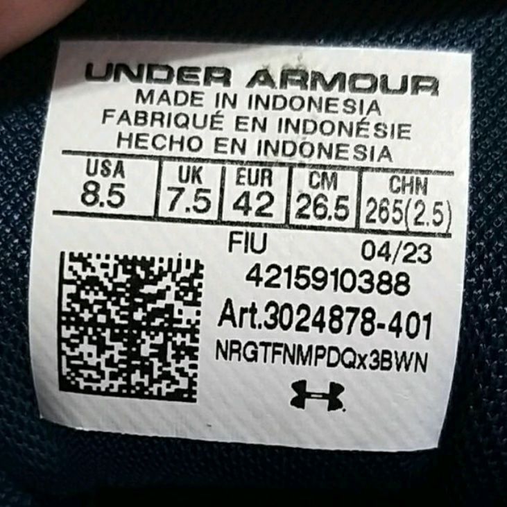 Кросівки Under Armour Charged Pursuit 3, 42р. на 26-26.2 см