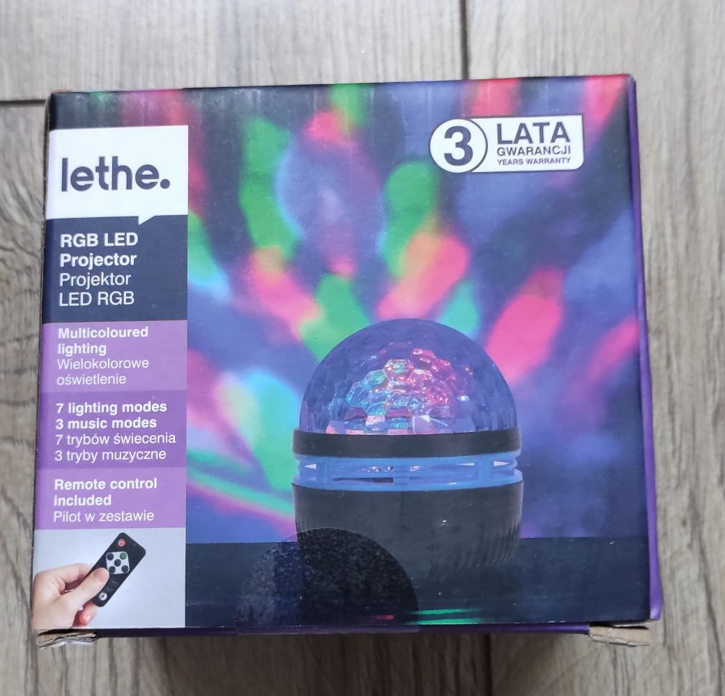 Projektor LED RGB nowy