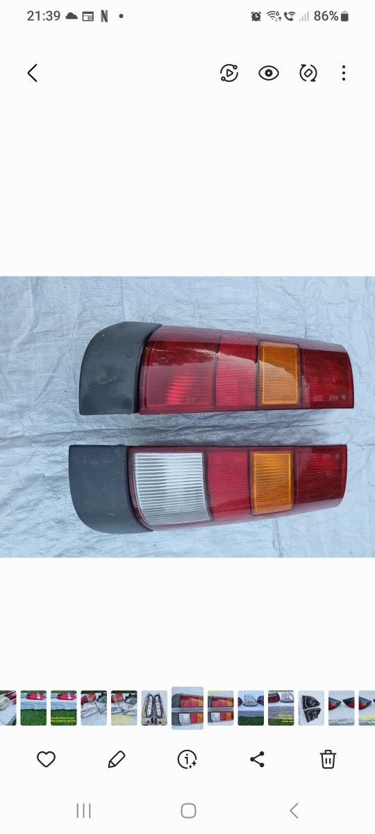 Renault 5 Clio I lampa reflektor prawa lewa przód tył tylna