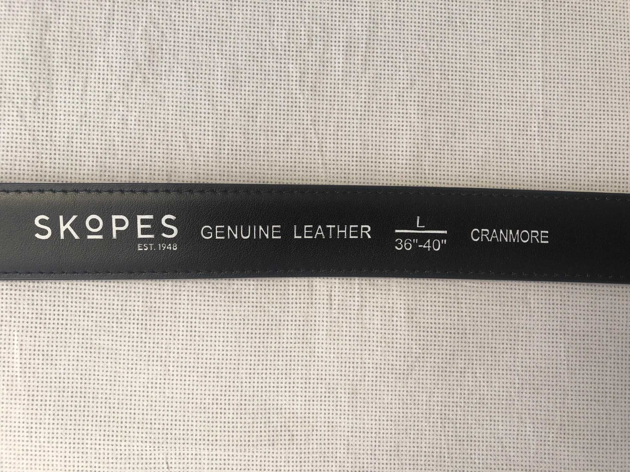 Мужской кожаный ремень Skopes (английский бренд)
