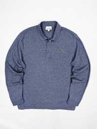 Lacoste niebieski longsleeve polo XXL logo slim fit